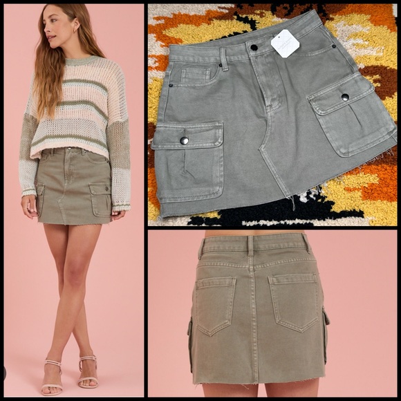 Altar'd State Dresses & Skirts - ALTAR’D STATE, cargo mini skirt!!